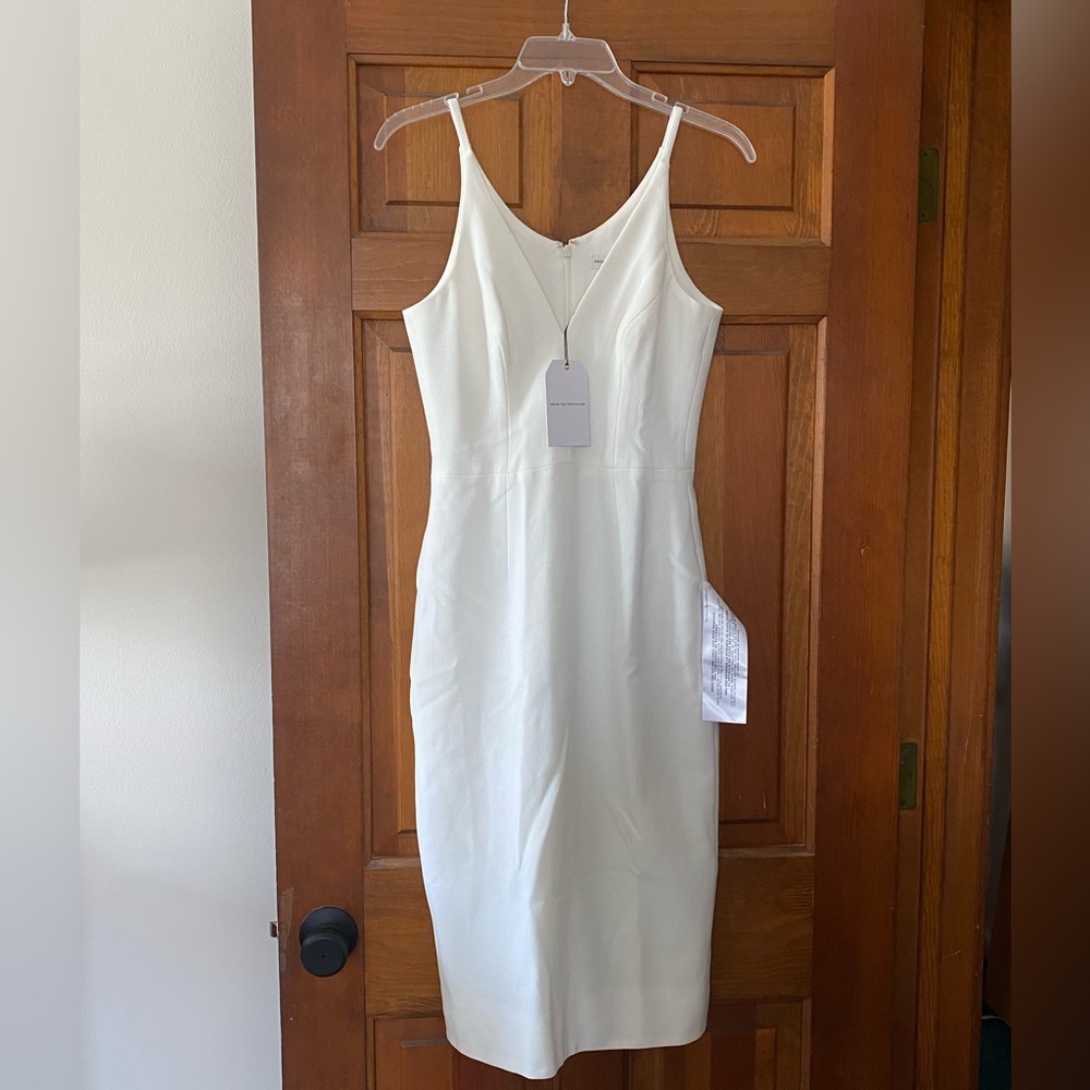 Dress the Population White Dress Small